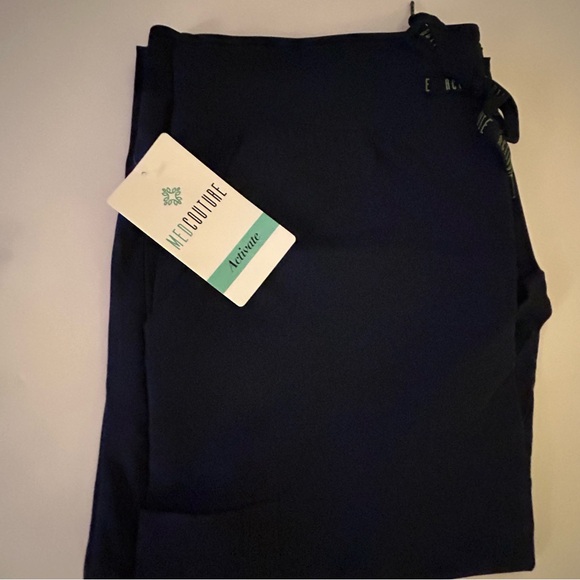 Med Couture Activate Women's Scrub Pants, Size Medium, Navy Blue - Picture 9 of 10